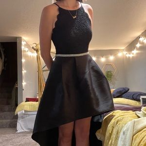 Black rhinestone dress